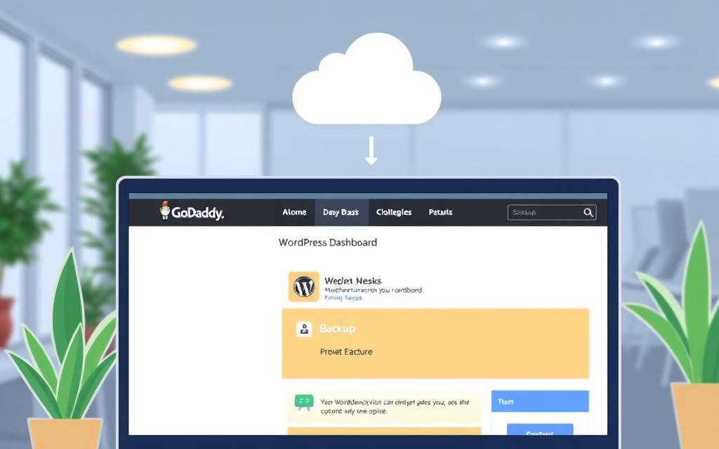 how to backup a wordpress site on godaddy