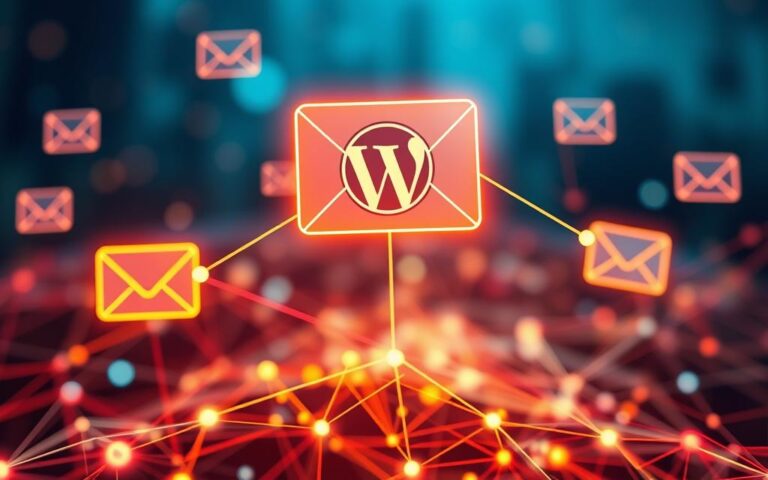 how to link email to wordpress website