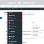 how to make sub menu in wordpress