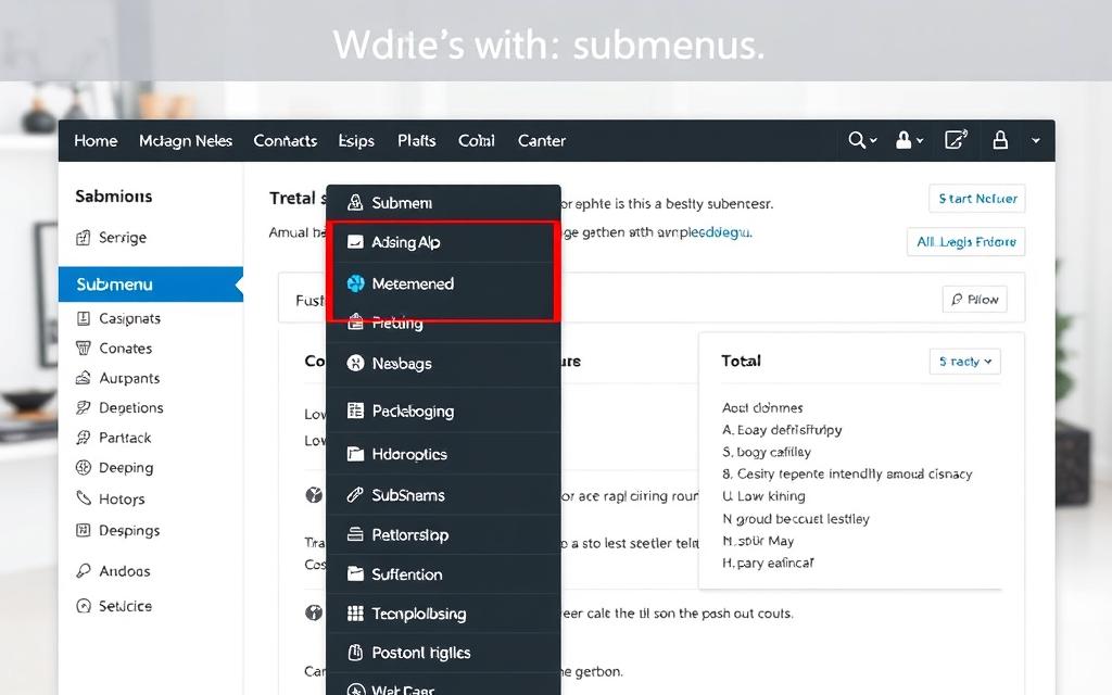 how to make sub menu in wordpress