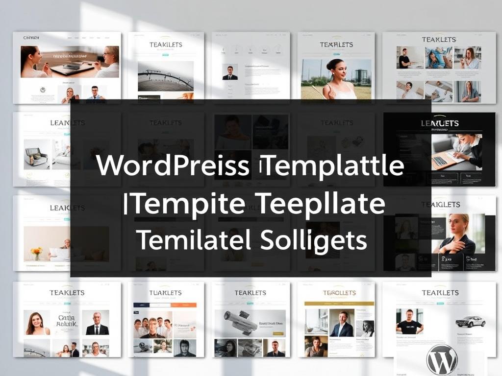 WordPress Template Selection