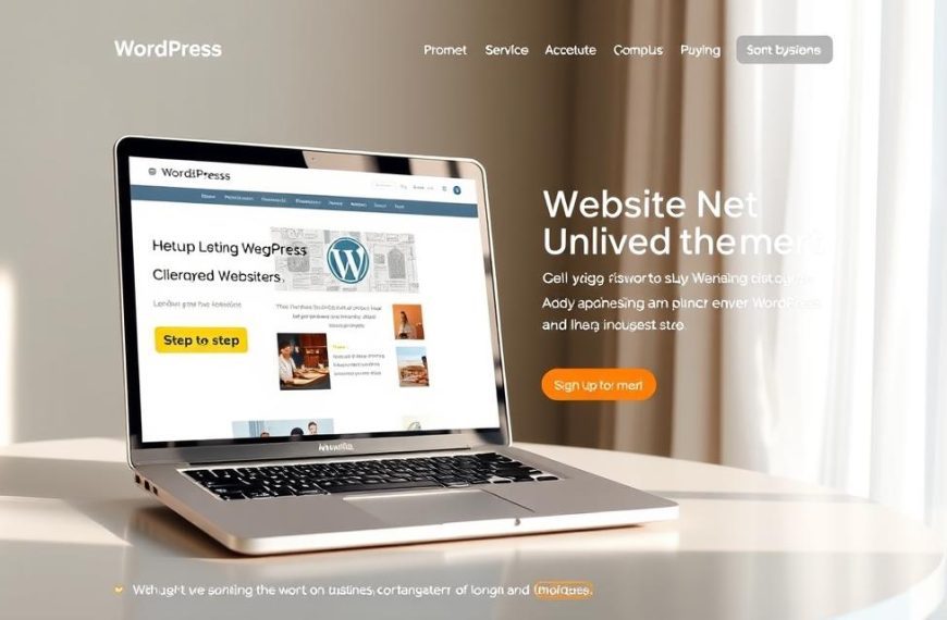 How to add a landing page in WordPress